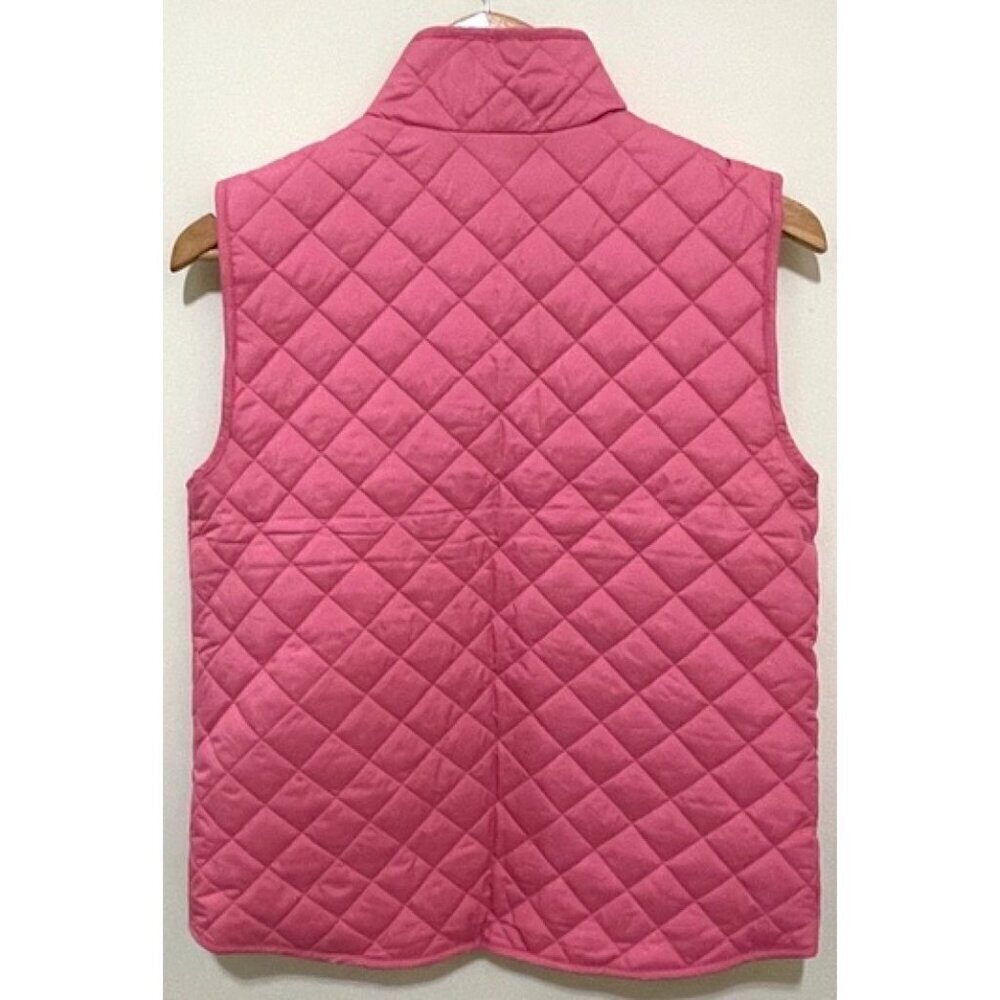 NWT J. CREW CREWCUTS PINK QUILTED VEST, SIZE XL - Picture 6 of 10